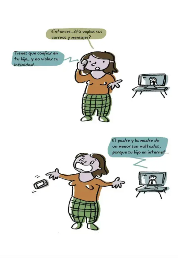 Confiar en los hijos y no violar su intimidad